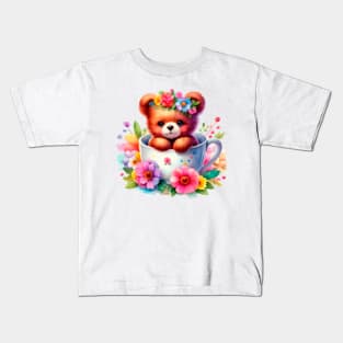 Cute Bear Kids T-Shirt